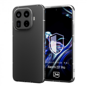 3MK Clear Case skirtas Xiaomi 15T Pro 5G, permatomas