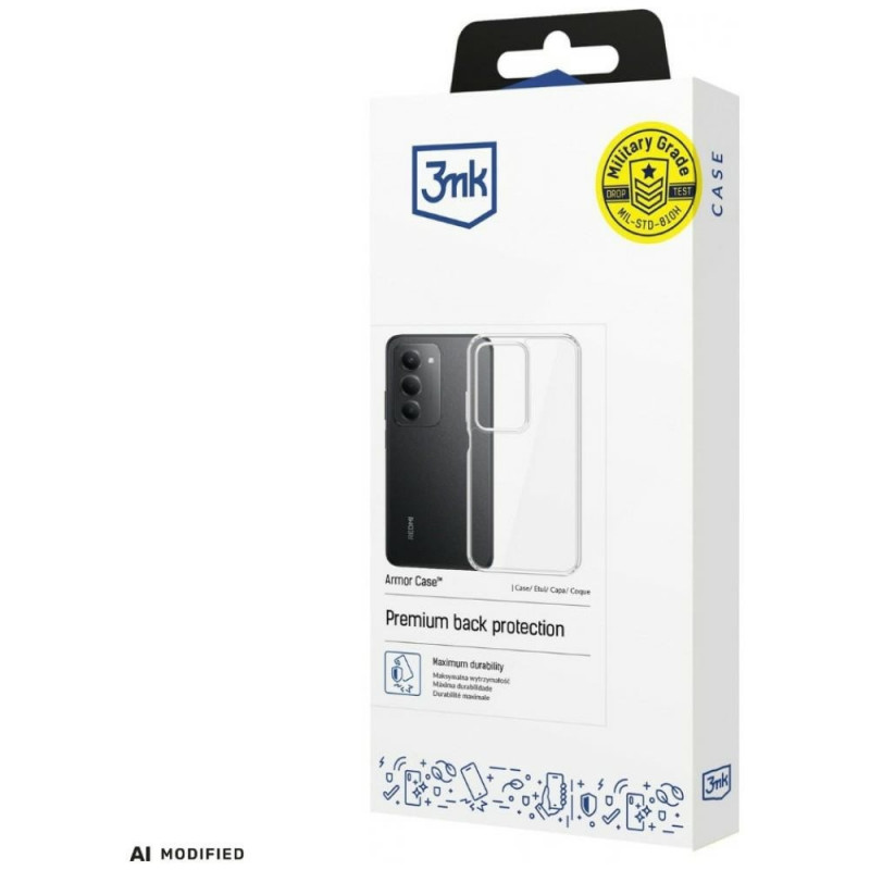 3MK Armor Case skirtas Redmi 15 4G / 15 5G, permatomas