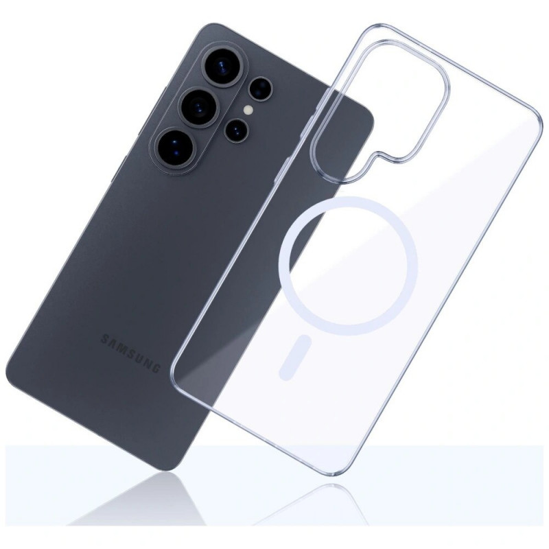 3mk Clear MagCase Samsung Galaxy S26 Ultra apsauginis dėklas, permatomas