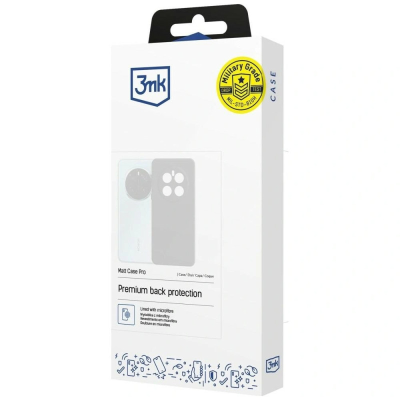 3mk Matt Case Pro apsauginis dėklas Samsung Galaxy S26 Ultra, juodas