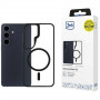 3mk Satin Armor MagCase apsauginis dėklas skirtas Samsung Galaxy S26, permatomas juodas