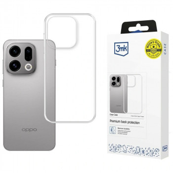 3MK Clear Case Oppo Find X9 išmaniojo telefono dėklas, permatomas