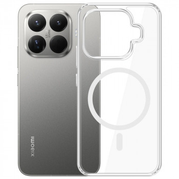 3MK Armor MagCase išmaniojo telefono Xiaomi 15T Pro 5G dėklas, permatomas