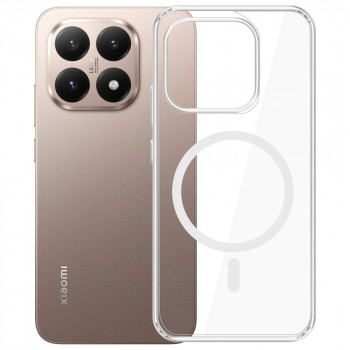 3MK Armor MagCase išmaniojo telefono dėklas Xiaomi 15T 5G, permatomas