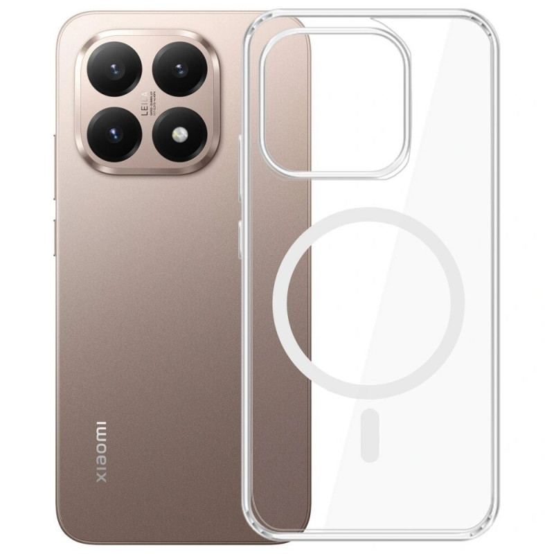 3MK Armor MagCase išmaniojo telefono dėklas Xiaomi 15T 5G, permatomas