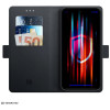 3MK Wallet Case išmaniojo telefono Xiaomi 17 dėklas, juodas