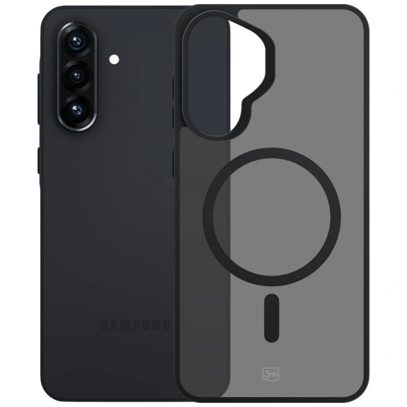 3MK Smoke MagCase Samsung Galaxy A37 dėklas, smoke black