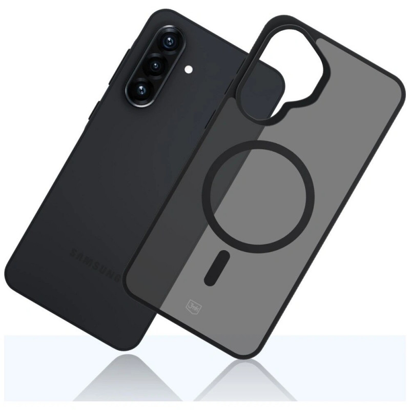 3MK Smoke MagCase Samsung Galaxy A37 dėklas, smoke black