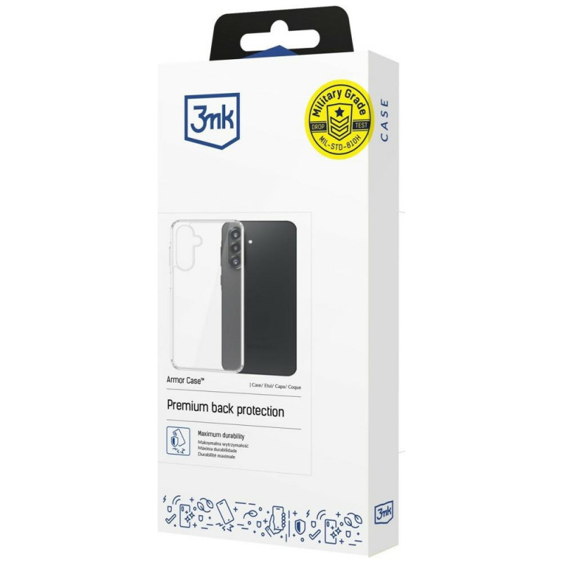 3MK Armor Case išmaniojo telefono Samsung Galaxy A27 5G dėklas, permatomas
