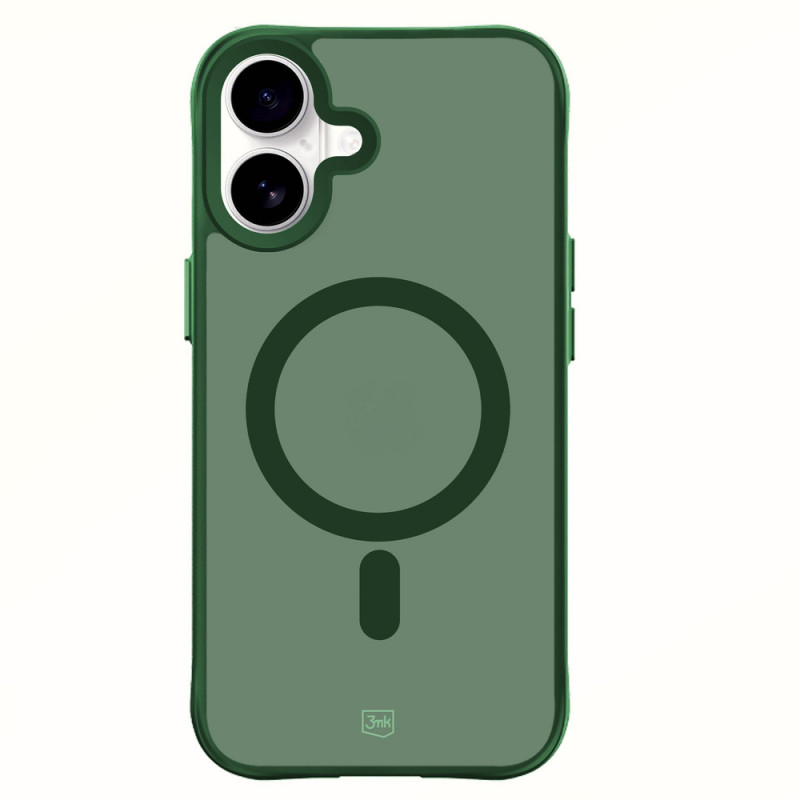 3MK Smoke MagCase skirtas Apple iPhone 16, žalias