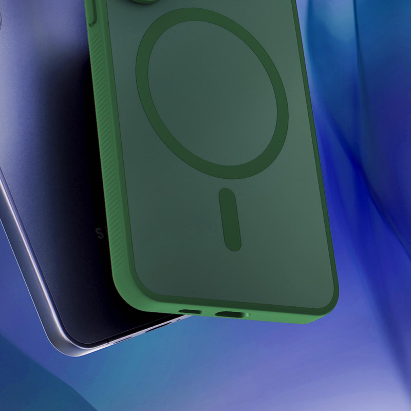 3MK Smoke MagCase skirtas Apple iPhone 16, žalias