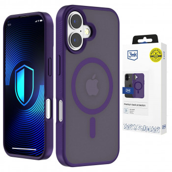 3MK Smoke MagCase skirtas Apple iPhone 17, purpurinė