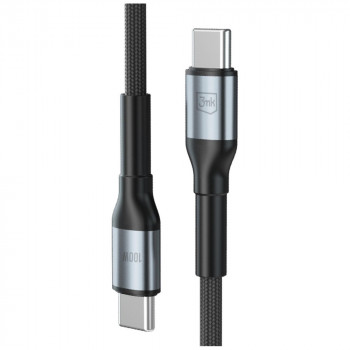 3MK Hyper Cable N-SERIES USB-C – USB-C kabelis, 1,5 m, 100 W, juodas