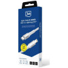 3MK Hyper Cable N-SERIES USB-C – Lightning kabelis, 2 m, 27 W, baltas