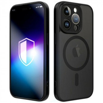 3MK Misty MagCase dėklas, skirtas Apple iPhone 15 Pro, juodas