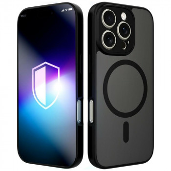 3MK Misty MagCase korpusas, skirtas Apple iPhone 16 Pro, juodas