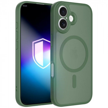3MK Misty MagCase dėklas, skirtas Apple iPhone 16, žalias