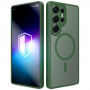 3MK Misty MagCase magnetinis dėklas Samsung Galaxy S25 Ultra, žalias