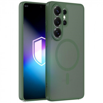 3MK Misty MagCase magnetinis dėklas Samsung Galaxy S26 Ultra telefonui, žalias