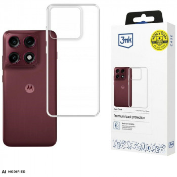 3MK Clear Case Motorola Edge 70 Pro išmaniojo telefono dėklas, permatomas