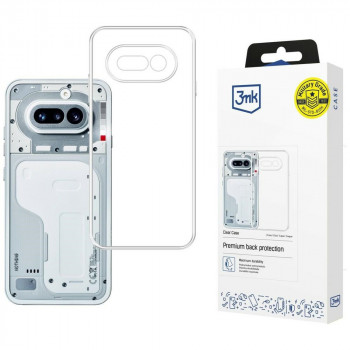 3MK Clear Case išmaniojo telefono Nothing Phone (4a) dėklas, permatomas