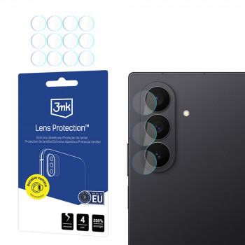 3MK Lens Protection hibridinio stiklo fotoaparato objektyvo apsauga Samsung Galaxy Z Fold 8 Ultra (4 vnt.)