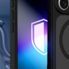 3MK Misty MagCase Apple iPhone 17 Pro Max / 18 Pro Max telefonų dėklas, juodas