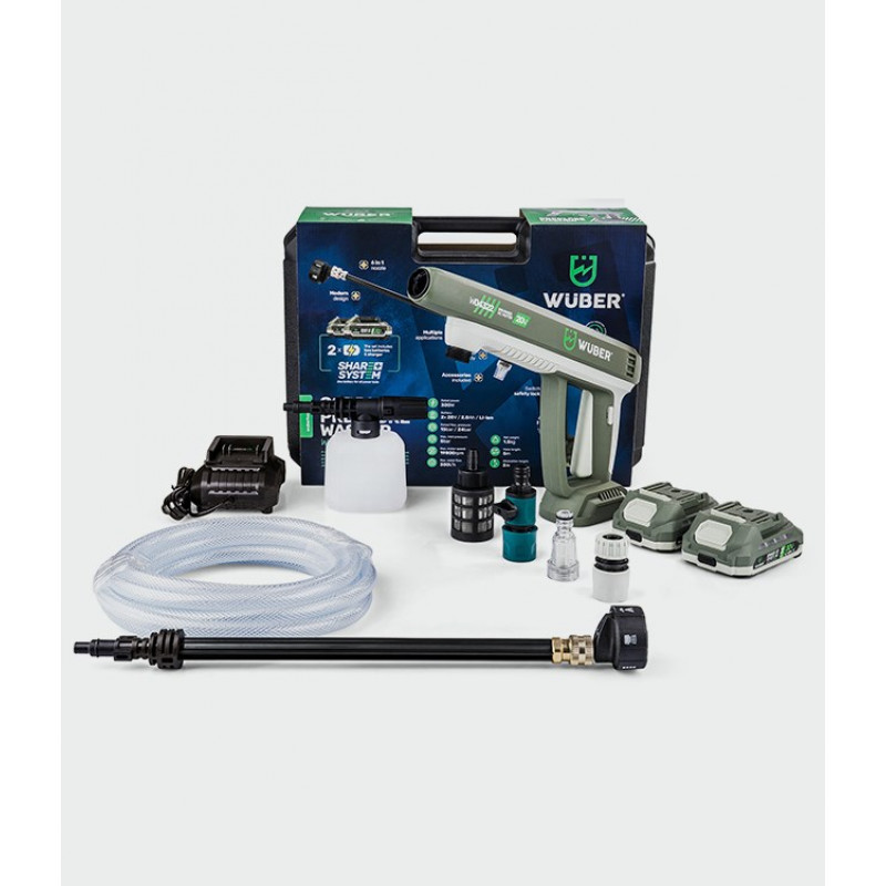 Wuber W04322 akumuliatorinis plovimo aparatas, 20 V, 300 l/h