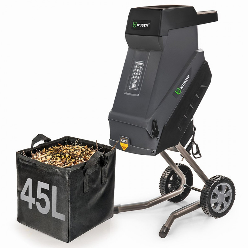 Wuber W94205 elektrinis peilių šakų smulkintuvas, 2500 W, 45 L