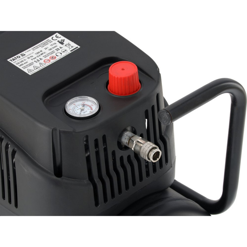 YATO YT-23343 be alyvos oro kompresorius, 24 L
