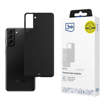 3MK Matt Case dėklas, skirtas Samsung Galaxy S21+ Plus 5G, juodas