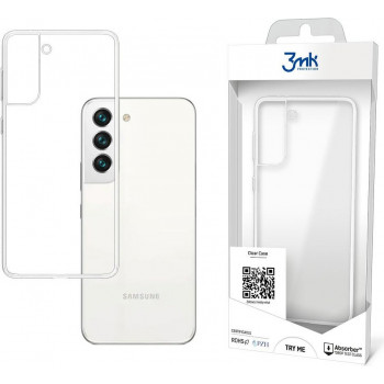 3MK Clear Case skirtas Samsung Galaxy S22, permatomas