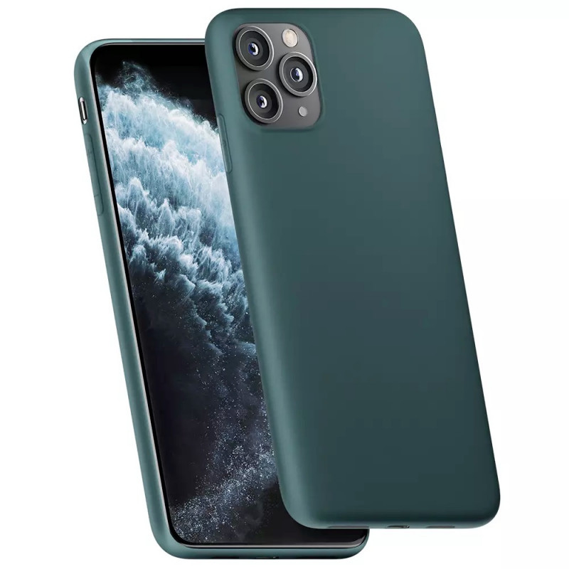 3MK Matt Case skirtas Apple iPhone 14 Plus / 15 Plus, tamsiai žalias