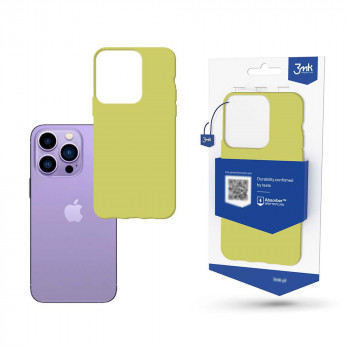 3MK Matt Case skirtas Apple iPhone 14 Pro, lime green