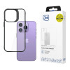 3MK Satin Armor Case+ dėklas, skirtas Apple iPhone 14 Pro Max, juodas
