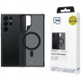 3MK Smoke MagCase su MagSafe, skirta Samsung Galaxy S22 Ultra 5G, pusiau permatomas