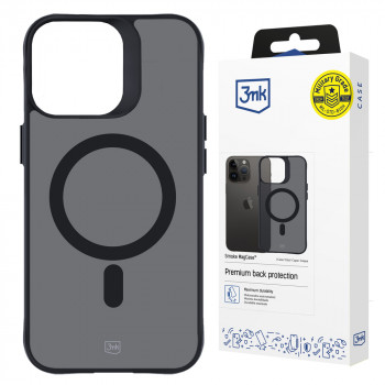 3MK Smoke MagCase su MagSafe, skirta Apple iPhone 15 Pro Max, pusiau permatomas (156061-0)