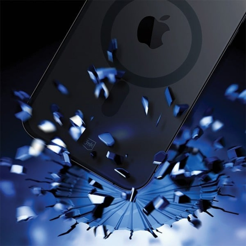 3MK Smoke MagCase su MagSafe, skirta Apple iPhone 15 Pro Max, pusiau permatomas (156061-0)