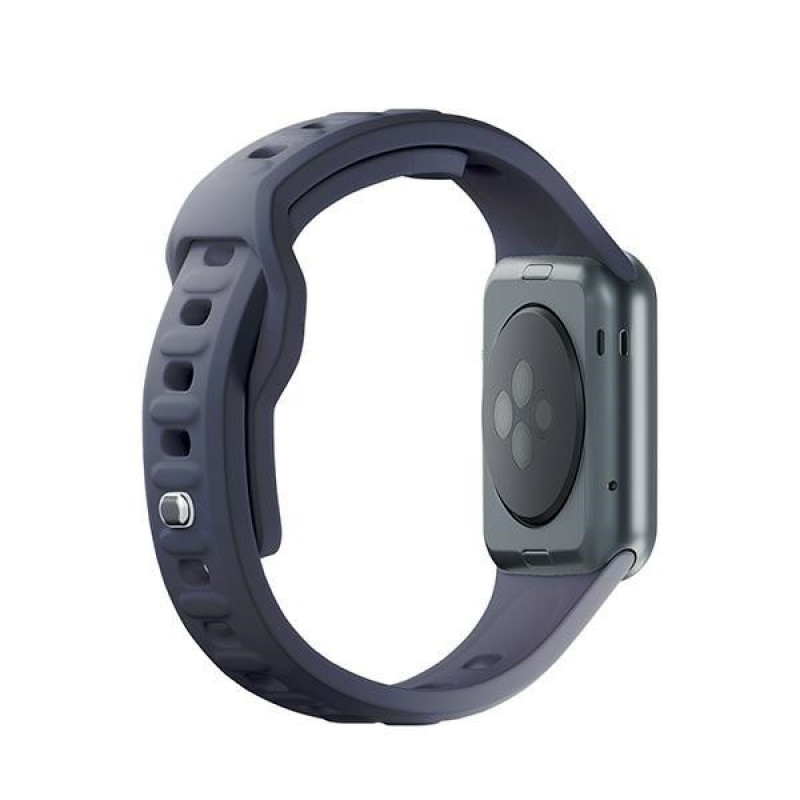 3mk silikoninis laikrodžio dirželis Apple Watch 42/44/45/49 mm, pilkas