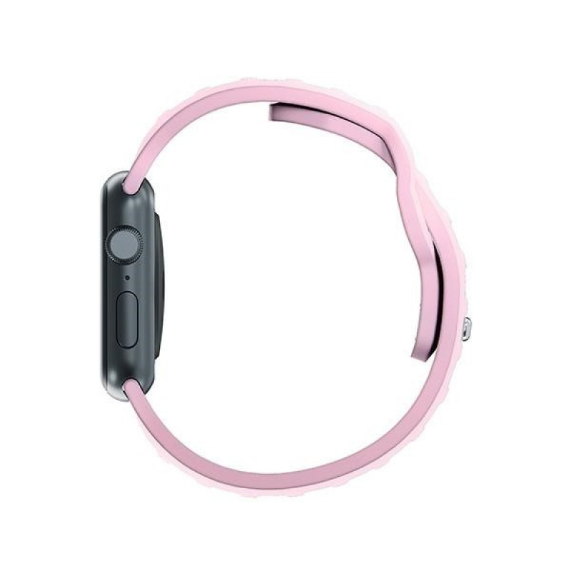 3mk silikoninis laikrodžio dirželis Apple Watch 42/44/45/49 mm, powder pink