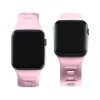 3mk silikoninis laikrodžio dirželis Apple Watch 42/44/45/49 mm, powder pink