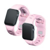 3mk silikoninis laikrodžio dirželis Apple Watch 42/44/45/49 mm, powder pink