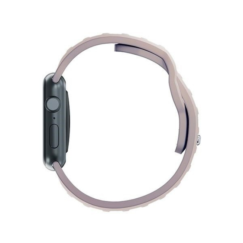 3mk silikoninis laikrodžio dirželis Apple Watch 42/44/45/49 mm, pink-beige / latte