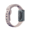 3mk silikoninis laikrodžio dirželis Apple Watch 42/44/45/49 mm, pink-beige / latte