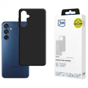 3MK Matt Case dėklas, skirtas Samsung Galaxy M35 5G, juodas