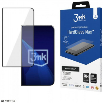 3MK HardGlass Max grūdintas stiklas Apple iPhone Duo, juodas