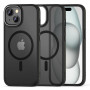 Tech-Protect MagMat 2 MagSafe dėklas Apple iPhone 15, matinis juodas