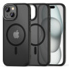 Tech-Protect MagMat 2 MagSafe dėklas Apple iPhone 15, matinis juodas