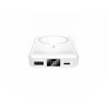 Tech-Protect PB31 LifeMag MagSafe nešiojamas įkroviklis 10000 mAh, 15 W, baltas