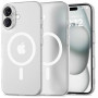 Tech-Protect MagSlim MagSafe Apple iPhone 16 dėklas, Matte/White